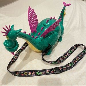 Disneyland Light-Up Elliott Dragon Popcorn Bucket Electrical 50th Anniversary